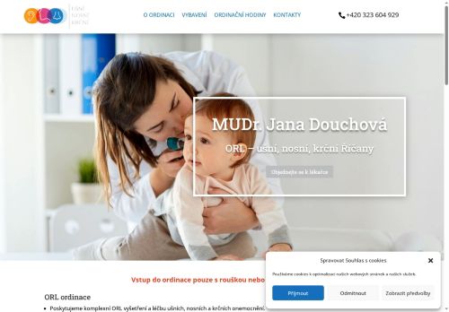 Zobrazit webové stránky ORL - MUDr. Jana Douchová