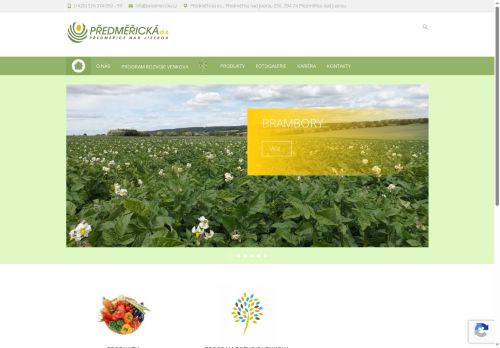 Předměřická a.s. nabízí práci na pozici Pěstitel zemědělských plodin v obci Předměřice nad Jizerou