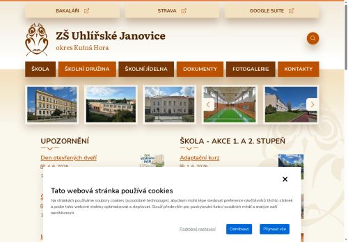 Základní škola Uhlířské  Janovice, okres Kutná Hora nabízí práci na pozici Učitel/ka ČJ, M, CH, F v obci Uhlířské Janovice