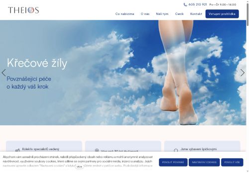 Zobrazit webové stránky Centrum dermatologické angiologie Phlebomedica s.r.o. - MUDr. Strejček, MUDr. Horváth, MUDr. Julínek