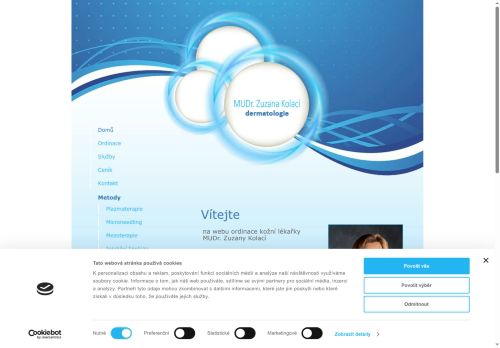 Zobrazit webové stránky Kožní ordinace - MUDr. Zuzana Kolací