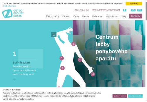 Zobrazit webové stránky Chirurgická ambulance - Osteo Klouby Klinik - MUDr. Dalibor Zeman