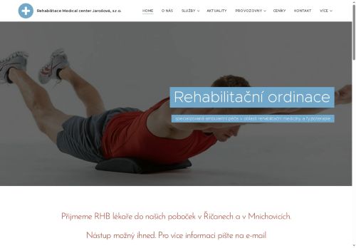 Zobrazit webové stránky Rehabilitace - MUDr. Hana Jarošová, Ph.D.