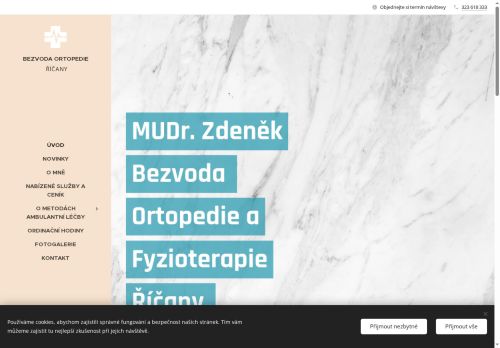 Zobrazit webové stránky Ortopedie, rehabilitace a fyzikální medicína - MUDr. Zdeněk Bezvoda