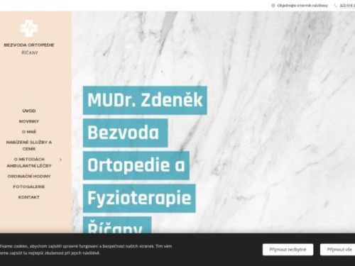 Ortopedie, rehabilitace a fyzikální medicína - MUDr. Zdeněk Bezvoda