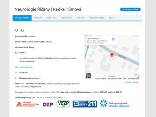 Neurologie Říčany - MUDr. Radka Tůmová