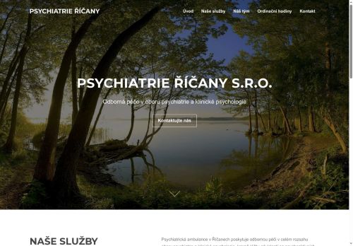 Zobrazit webové stránky Psychiatrie Říčany - MUDr. Jan Čermák, MUDr. Jana Čapková, MUDr. Michaela Bartáková
