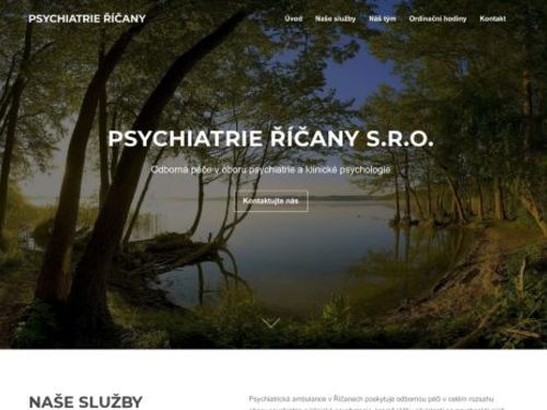 Psychiatrie Říčany - MUDr. Jan Čermák, MUDr. Jana Čapková, MUDr. Michaela Bartáková