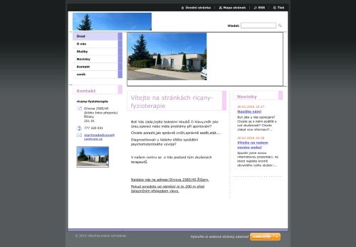 Zobrazit webové stránky Říčany-fyzioterapie - Mgr. Martina Dědičová