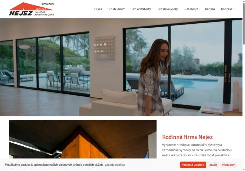 Zobrazit webové stránky NEJEZ stavebně zámečnické práce spol. s r.o. 