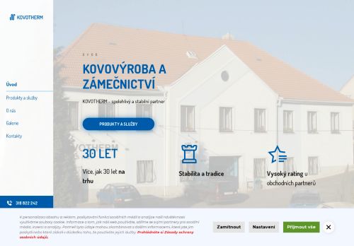Zobrazit webové stránky KOVOTHERM, spol. s r.o.