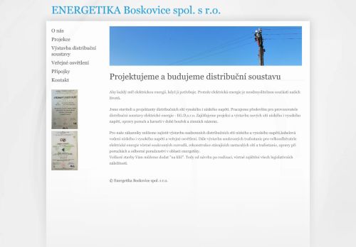 ENERGETIKA Boskovice spol. s r.o. nabízí práci na pozici Elektrotechnici a technici energetici v obci Boskovice