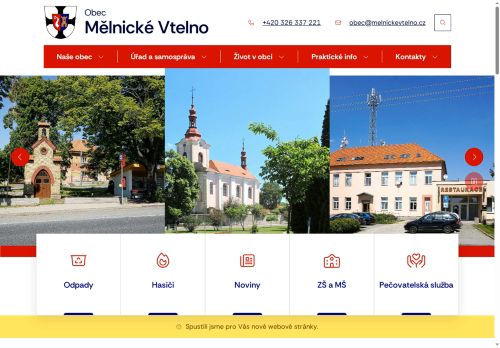 Zobrazit webové stránky Obecní úřad Mělnické Vtelno
