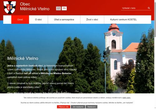 Zobrazit webové stránky Obecní úřad Mělnické Vtelno