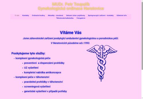 Zobrazit webové stránky Gynekologická ambulance - MUDr. Petr Toupalík