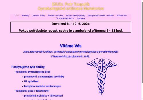 Zobrazit webové stránky Gynekologická ambulance - MUDr. Petr Toupalík
