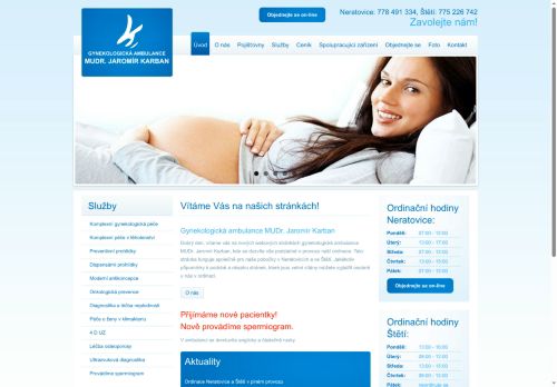 Zobrazit webové stránky Gynekologická ambulance - MUDr. Jaromír Karban