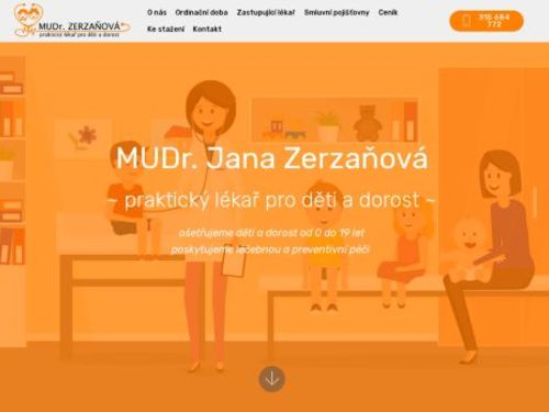 Praktický lékař pro děti a dorost - MUDr. Jana Zerzaňová