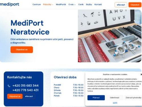 Oční ambulance MEDIPORT - MUDr. Zuzana Zavřelová, MUDr. Klaudia Patakiová