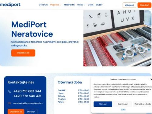 Oční ambulance MEDIPORT - MUDr. Zuzana Zavřelová, MUDr. Klaudia Patakiová