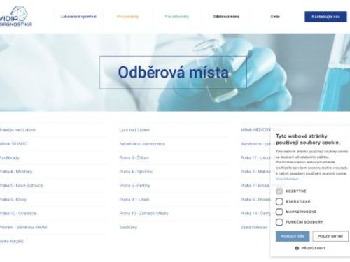 Odběrová laboratoř - VIDIA-DIAGNOSTIKA, s.r.o.