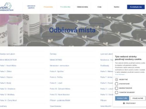 Odběrová laboratoř - VIDIA-DIAGNOSTIKA, s.r.o.