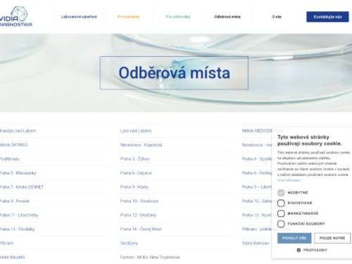 Odběrová laboratoř - VIDIA-DIAGNOSTIKA, s.r.o.