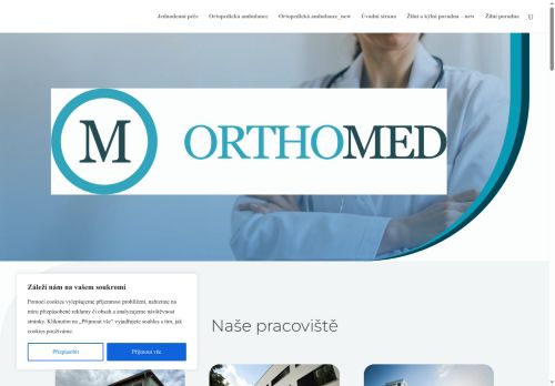 Zobrazit webové stránky Ortopedie a chirurgie - Orthomed s.r.o. - MUDr. Pavel Dupal, MUDr. Jan Hach