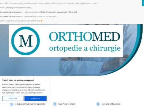 Ortopedie a chirurgie - Orthomed s.r.o. - MUDr. Pavel Dupal, MUDr. Jan Hach