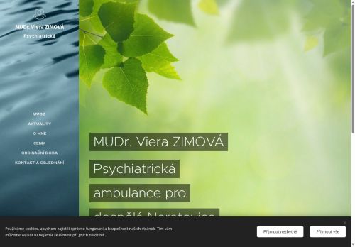 Zobrazit webové stránky Psychiatrická ambulance pro dospělé - MUDr. Viera Zimová