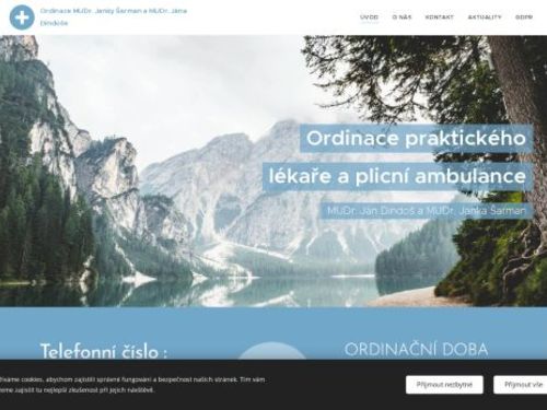 Privátní praktický a plicní lékař - MUDr. Ján Dindoš a MUDr. Janka Šarman