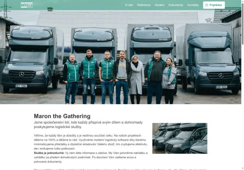 MARON, s.r.o. nabízí práci na pozici Řidič mezinárodní dopravy s ŘP B nebo B+E v obci Plzeň