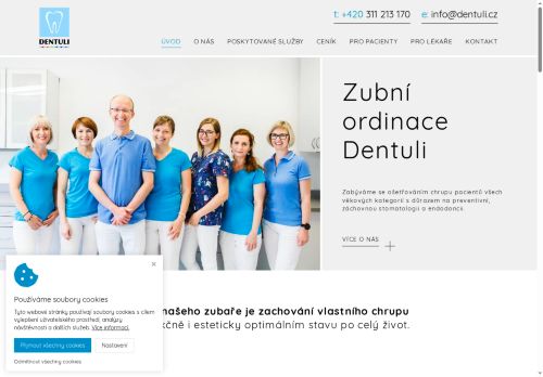 Zobrazit webové stránky Zubní ordinace Dentuli - MUDr. Jan Baštecký