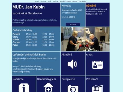 Zubní ordinace - MUDr. Jan Kubín