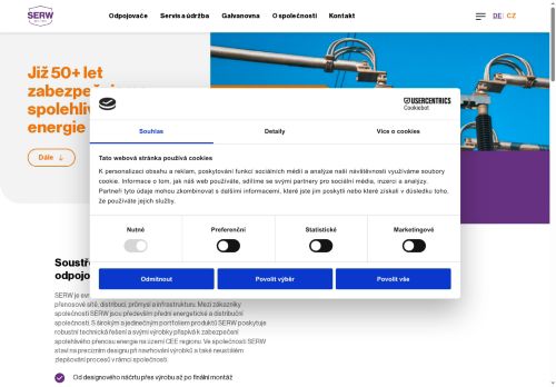 SERW, spol. s r.o. nabízí práci na pozici Montér elektrických a strojních zařízení pro ČR a Slovensko v obci Starý Plzenec
