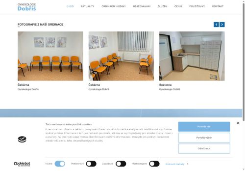 Zobrazit webové stránky Gynekologie Dobříš - MUDr. Veronika Lonková