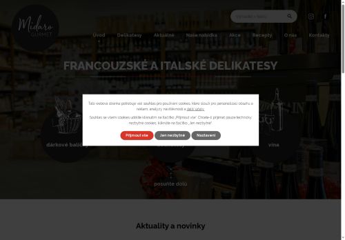 MIDARO, s.r.o. nabízí práci na pozici Asistent/ka prodeje delikates v obci Plzeň