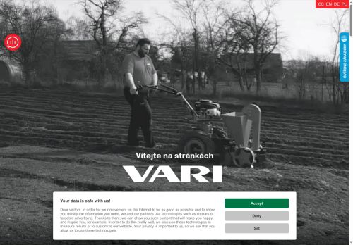 VARI, a.s. nabízí práci na pozici OBRÁBĚČ v obci Libice nad Cidlinou