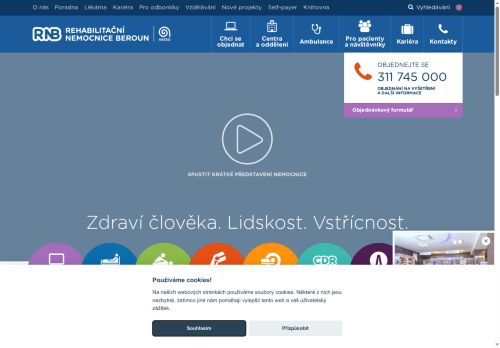 Zobrazit webové stránky Rehabilitační nemocnice Beroun