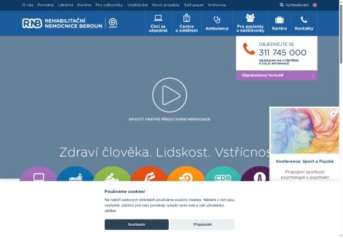 Zobrazit webové stránky Rehabilitační nemocnice Beroun