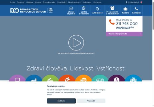 Zobrazit webové stránky Rehabilitační nemocnice Beroun
