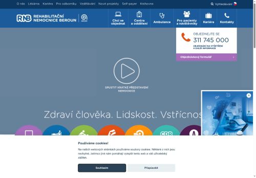 Zobrazit webové stránky Rehabilitační nemocnice Beroun