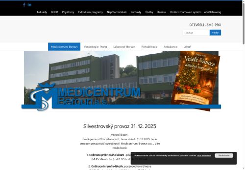 Zobrazit webové stránky Medicentrum Beroun