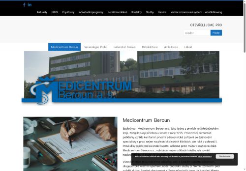 Zobrazit webové stránky Medicentrum Beroun