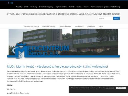Chirurgie Medicentrum Beroun - MUDr. Martin Hrubý