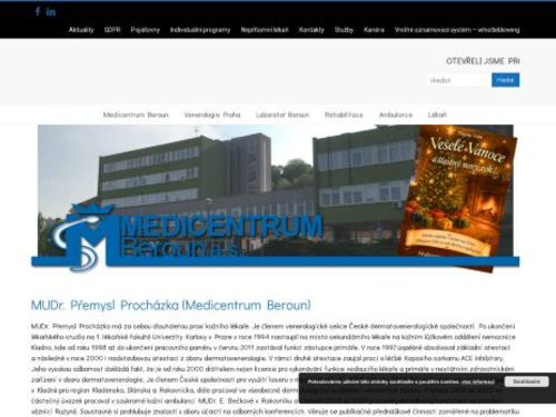 Kožní ordinace Medicentrum Beroun - MUDr. Přemysl Procházka