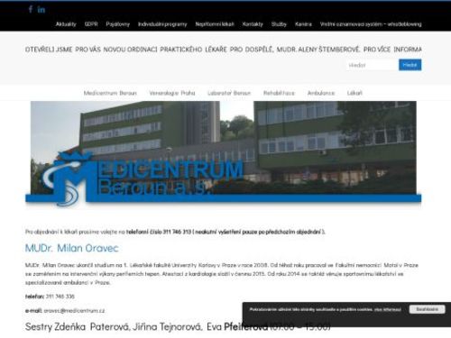 Kardiologie Medicentrum Beroun - MUDr. Milan Oravec