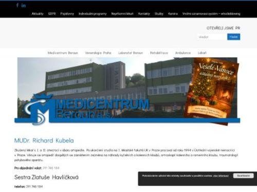 Ortopedie Medicentrum Beroun - MUDr. Richard Kubela