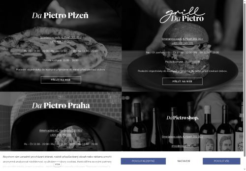 Da Pietro s.r.o. nabízí práci na pozici Mytí nádobí, úklid v obci Plzeň