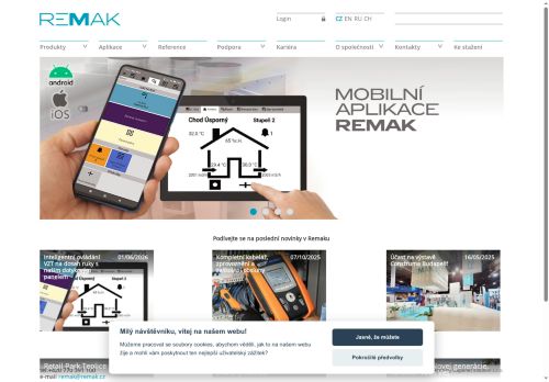 REMAK a.s. nabízí práci na pozici Technický specialista pro návrh VZT zařízení (M/Ž) v obci Praha